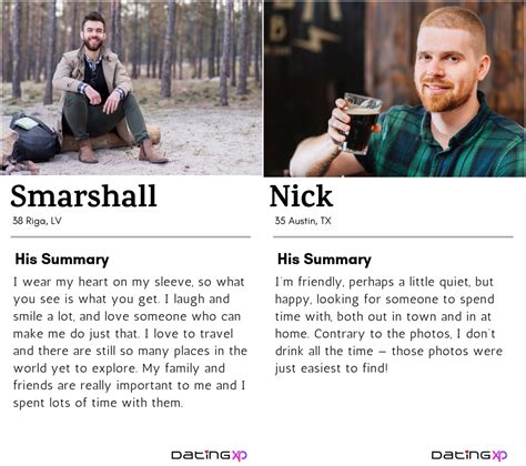 Great dating profiles for guys